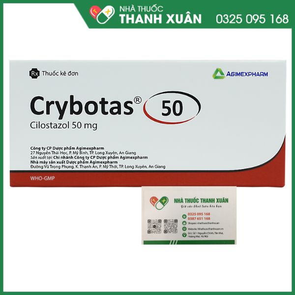 Crybotas' 50 - Thuốc điều trị thiếu máu, tắc nghẽn mạch máu